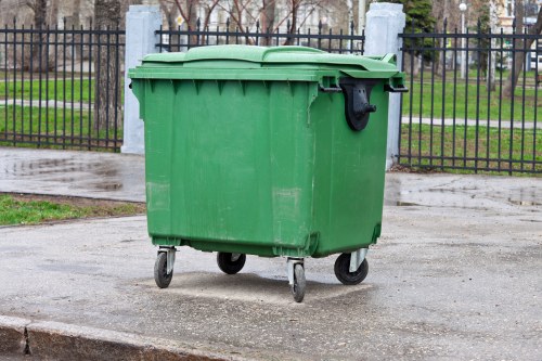 Skip hire process with delivery and collection