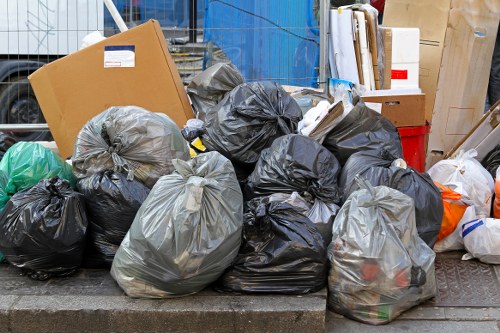 House clearance team at work in Hoxton