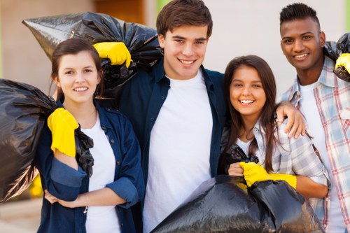 Builders skip handling construction debris